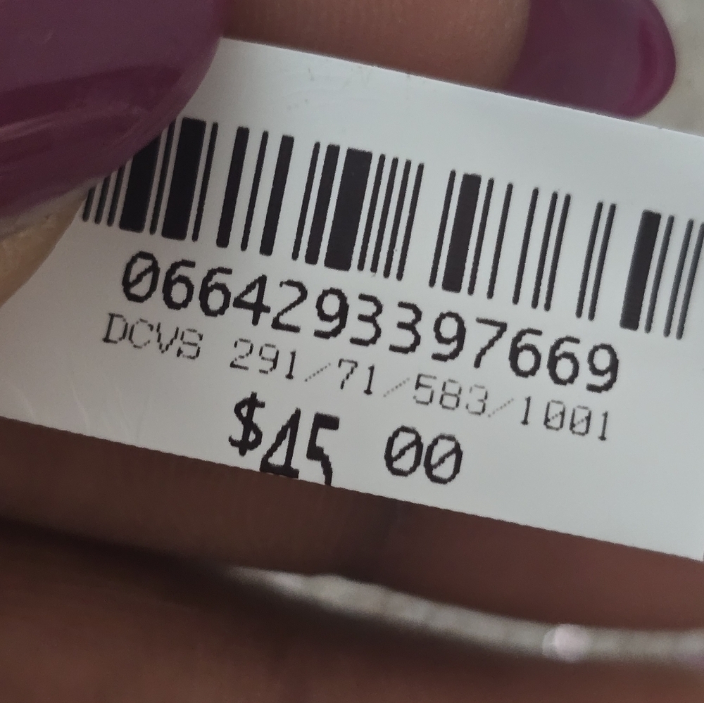 Macy's Rose Gold Necklace Clear Pendant New Women - Picture 7 of 8